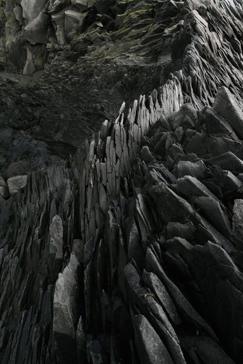 Basalt Ridge in Vik Obsidian Landscape, Basalt Rock, Rocky Terrain, Basalt Stone, Mythical Dragons, Art Rock, Like Instagram, Amazing Nature, Digital Photography