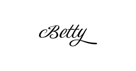 Name Betty in black letters Betty Name, Cake Gif, Name In Cursive, Birthday Cake Gif, Betty Davis, Shop Name, In Cursive, Name Tattoo, Name Tattoos