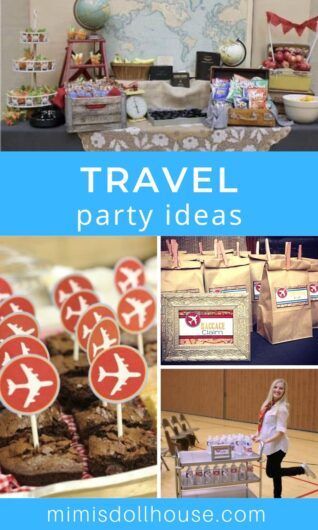 Airplane Party: Vintage Travel Party.  Soar off into the horizon with this cute Vintage Airplane Party that mixes rustic charm & creative ideas! #airplane #lds #vts #visitingteaching #party #partyideas #parties #diy plane First Class Bid Day, Airplane Party Printables, Vintage Travel Party, Diy Plane, Pilot Party, Vintage Airplane Party, Aviation Party, Travel Theme Party, Transportation Party