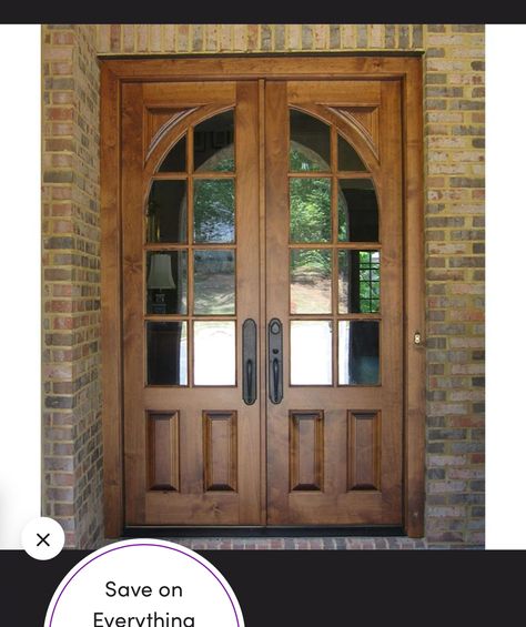 French Country Doors, French Entry Doors, Brown Front Doors, Unique Front Doors, Front Door Hardware, Rustic Front Door, Wood Entry Doors, Double Front Doors, Wooden Front Doors