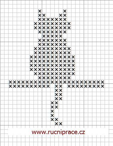 Cat Pattern Knitting, Black Cat Cross Stitch Pattern Free, Cat Chart, Black Cat Cross Stitch Pattern, Black Cat Cross Stitch, Free Cross Stitch Designs, Cat Cross Stitches, Pattern Cat, Cat Cross Stitch Pattern