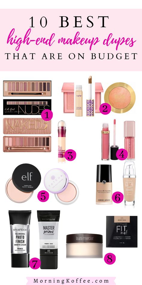 best high-end makeup dupes Best Makeup 2023, Popular Makeup Products 2023, Make Up Products List, Makeup List To Buy, Drugstore Makeup 2023, Makeup Duplicates, Alix Earle Makeup, 2023 Makeup Trends, Best Setting Powder