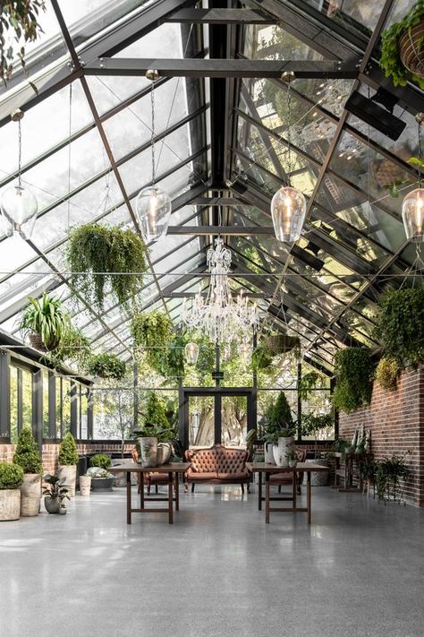 Greenhouse Venue, Event Venue Design, Abi Interiors, Glass House Design, Glass Houses, Home Greenhouse, Keep Watching, Barn Style House, Barn Style