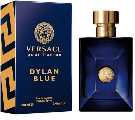 A strong, masculine fragrance, Dylan Blue encapsulates the sensual scents of the Mediterranean. The fragrance bold ambrox notes, refreshed with hints of bergamot and grapefruit.   #versace #versacedylanblue #versacefragrance #versacefragrances #versaceperfume #versacecologne #edp #fragrancelover #fragranceaddict #fragranceoftheday #scentoftheday #smellgood #smellsgood #musthave #dylanblue #dylanblueversace  #fashionstyle #stylist #sexyman #affilate Versace Parfum, Versace Dylan Blue, Perfume Versace, Dylan Blue, Ferrari Black, Versace Perfume, Versace Bright Crystal, Hermes Perfume, Miniature Bottles