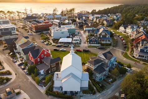 <strong>The Prettiest Place on the Washington Coast Is a Town You've Probably Never Heard Of</strong> Ocean Shores Washington, Seabrook Washington, Washington Beaches, Walkable Community, Oregon Coastline, Olympic National Forest, Washington Coast, Planned Community, Ocean Shores