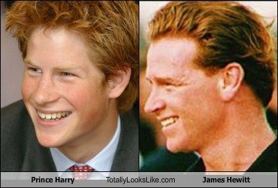 This is the picture that clinched it for me... Prince Harry James Hewitt, Prince Harry Father, Prince Harry Real Father, James Hewitt, Dodi Al Fayed, Father Status, Camila Parker, Princ Harry, Alexandra Park