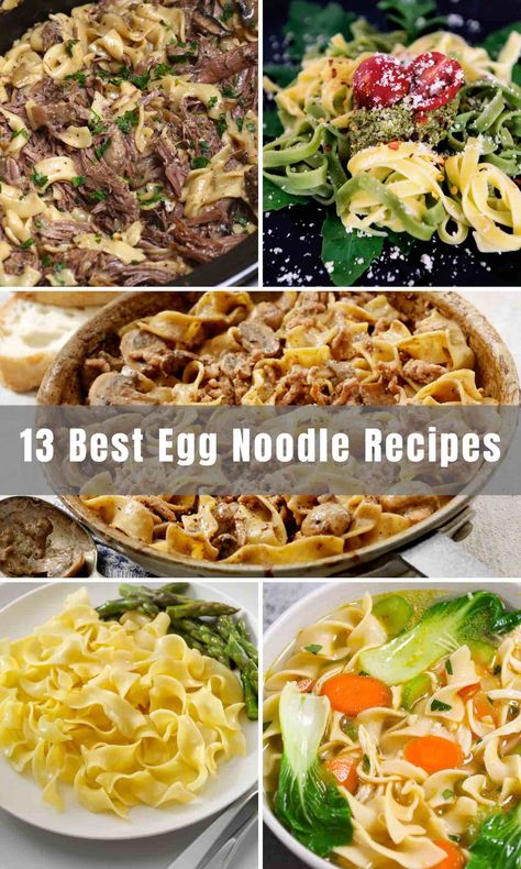 13 Best Egg Noodle Recipes (Beef and Egg Noodles Recipe & More) Asian Breakfast Noodles, Egg Noodle Dishes Recipes, Egg Noddle Recipes Dinners, Medium Egg Noodle Recipes, What Can I Make With Egg Noodles, Best Egg Noodle Recipes, Wide Egg Noodles Recipes, Egg Wide Noodles Recipes, Eggs Noodles Recipes