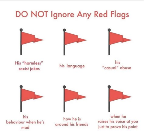 Ignoring Red Flags, Human Decency, Feminist Quotes, Bad Feeling, Get Educated, Red Flags, Looking For Someone, Red Flag, Mental And Emotional Health