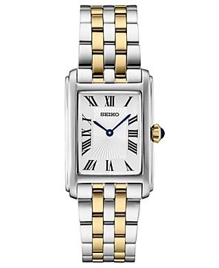 Two-tone Women Watches for Women - Macy's Seiko Watches Women, Jewellery Stack, Pretty Watches, Cochlear Implant, Best Watches For Men, Fancy Gifts, Phone Hacks, My Colors, Authentic Watches