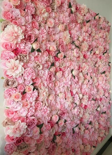 Baby Shower Flower Wall, Pink Editorial, Flower Wall Panel, Artificial Flower Wall, Coin Photo, Photo Rose, Lash Room, Flower Wall Backdrop, Nail Room