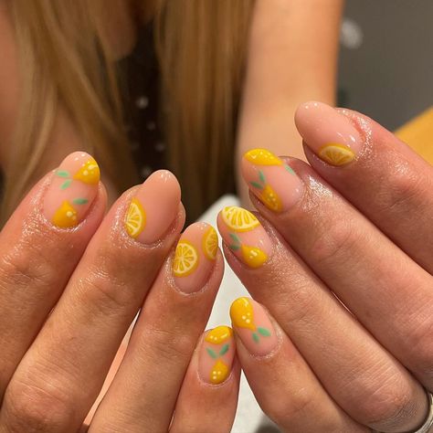 🍋 SUMMER! Is that you? 🍋 *Phase 3* #fruitynails #lemons #summernails #nailinspo #nailideas #mcrnails #manchesternails #nailart… | Instagram Lemon Nail Art, Biab Nail, Biab Nails, Lemon Nails, Cute Gel Nails, Pinky Promise, Nail Art Galleries, Witchy Vibes, Dream Nails