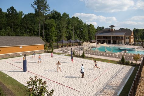 Backyard Volleyball Court, House Volleyball Court, Outdoor Volleyball Court, Volleyball Court, Backyard Beach Volleyball Court, At Home Sand Volleyball Court, Volleyball Sand Court, Volleyball Court Backyard, Mediterranean Hotel