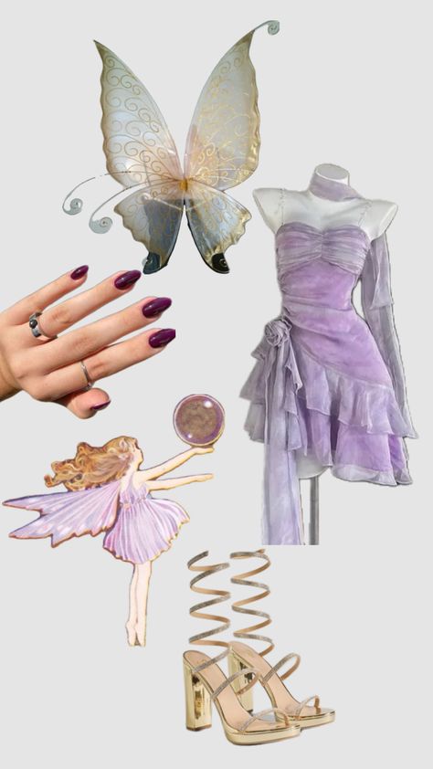 FAIRY HALLOWEEN COSTUME Fairies Costume, Fairy Halloween Costume, Flower Angel, Fairy Halloween, Fairy Halloween Costumes, Purple Fairy, Angel Costume, Halloween Inspo, Fairy Angel