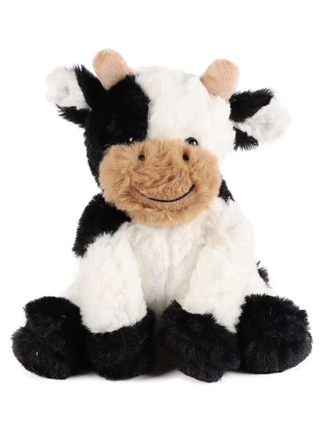 1pc 7.87in Cute Sitting Cow Stuffed Animals Soft Cuddly Cow Plush Stuffed Animal Birthday Gifts for BoysI discovered amazing products on SHEIN.com, come check them out! Cow Plushies, Animal Decorations, Teddy Teddy, Koala Plush, Cow Plush, Halloween Decorations For Kids, Kids Dolls, Cartoon Cow, Cow Gifts