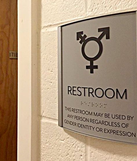 Gender neutral bathrooms are a MUST within schools. Here's why. Unisex Bathroom Ideas, Neutral Toilet, Gender Neutral Bathroom Signs, Gender Neutral Toilets, Neutral Bathrooms, Gender Neutral Bathrooms, Gender Neutral Bathroom, School Bathroom, Neutral Bathroom