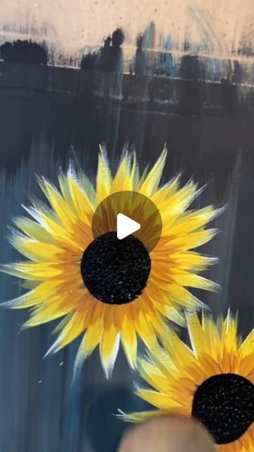 Emily Seilhamer on Instagram: "[clip] How to paint sunflowers! 🎨🌻 #easypainting #howto #tutorials #beginnerfriendly #sunflowers #sunflower #tipsandtricks" How To Paint Sunflowers, Sunflower Drawings, Paint Sunflowers, Kansas Day, Boyfriend Painting, Sunflower Drawing, Sun Painting, Sunflower Pictures, Sunflower Canvas