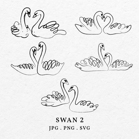 Swan Illustration, Swan Wedding, 카드 디자인, White Swan, Bridal Shower Invitation, Wedding Stationary, Swans, Bridal Showers, Drawing And Illustration