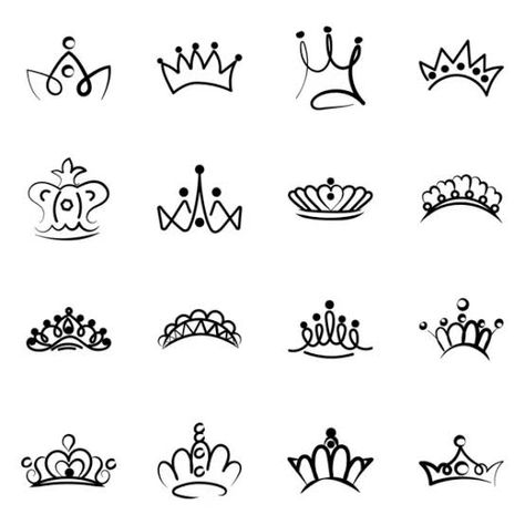 Crown Outline, Tiara Tattoo, Queen Crown Tattoo, Tattoo Vector, Queen Tattoo, Crown Tattoo, Crown Tiara, Queen Crown, Tiaras And Crowns