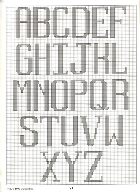 Cross Stitch Letters Large Alphabet Charts, Large Cross Stitch Letter Patterns Free, Large Cross Stitch Letters, Crossstitch Alphabets Free, Needlepoint Letters Alphabet Charts, Needlepoint Alphabet Charts, Needlepoint Fonts, Cross Stitch Charts Free, Needlepoint Alphabet