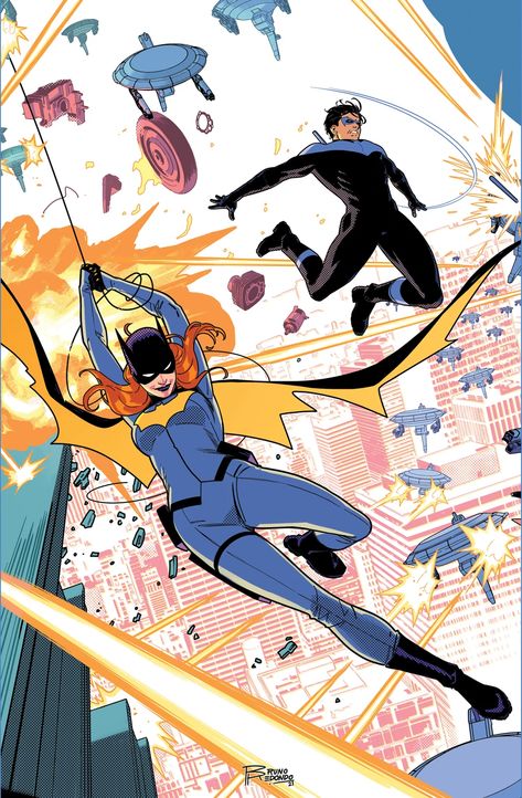 Batgirl And Nightwing, Nightwing And Batgirl, Batgirl And Robin, Batgirl Costume, Arte Dc Comics, Tim Drake, Batman Family, Horror Comics, Batman Comics