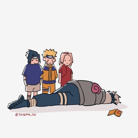 Naruto Clans, Naruto Painting, Naruto Teams, Naruto Fanart, Kakashi Sensei, Sasuke X Naruto, Hatake Kakashi, Naruto Fan Art, Naruto Sasuke Sakura