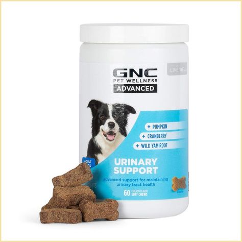 GNC for Pets Advanced Dog Supplement, 60 or 90 Ct - Dog Vitamins, Pet Supplements for Dog Health and Support, GNC Pets Pet Vi Cranberry Supplements, Pet Vitamins, Dog Vitamins, Dog Wellness, Pumpkin Cranberry, Urinary Health, Chicken For Dogs, Pet Supplements, Dog Nutrition