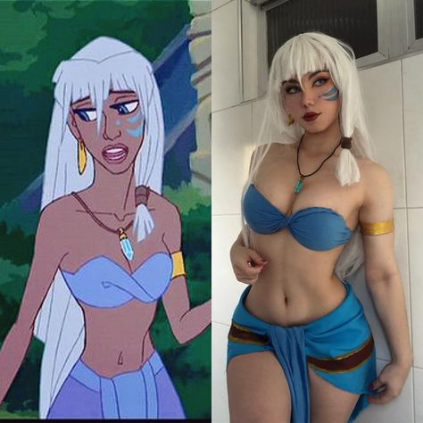 Atlantis Kida Cosplay by Maria Fernanda Galvao - 9GAG Atlantis Kida, Kida Disney, Harry Potter Kostüm, Kida Atlantis, Princess Kida, Cosplay Disney, Female Cartoon Characters, Jessica Nigri, Steampunk Cosplay