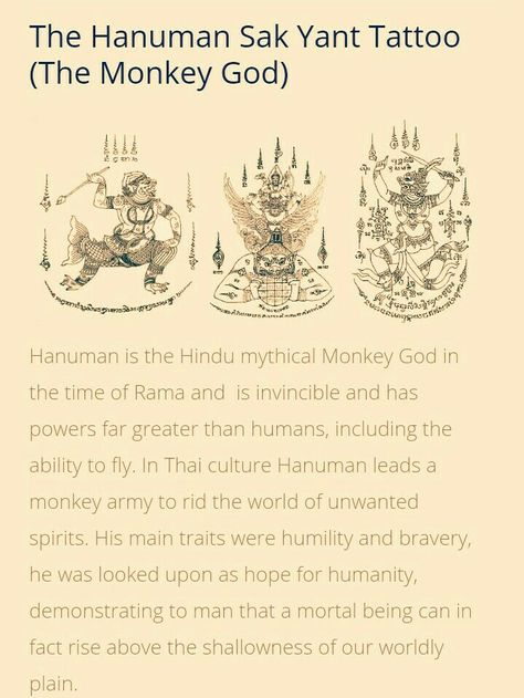 Hanuman Sak Yant Tattoo, Monkey God Tattoo, Hanuman Sak Yant, Sak Yant Tattoo Meaning, Sank Yant, Tats With Meaning, Spiritual Education, Hanuman Tattoo, Muay Thai Kicks