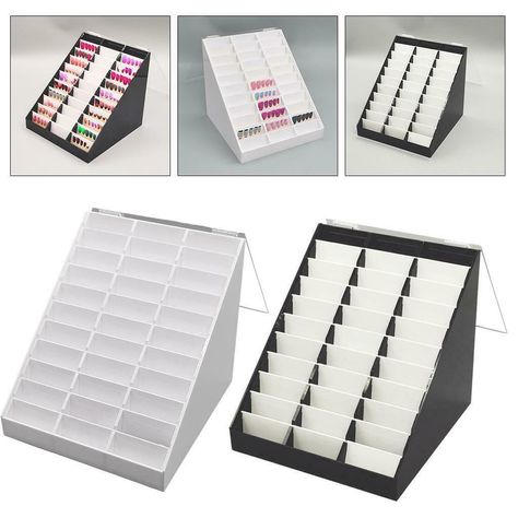 Nail Art Showing Holder Nail Color Display Board False Tip Display Stand Description: Made of Acrylic durable material, smooth and easy to clean. 30 Compartments. can store lots of fake nails, nail tips, nail decoration etc. Can keep different nail art decorations orderly and separate. Convenient to locate the color or style that you are looking for false nails. Perfect for individual or professional nail art color display. Suitable for professional nail art salon and individual DIY use. Specifi Colored Nail Tips, Nail Art Salon, Art Stand, Professional Nail Art, Pedicure Nail Art, Acrylic Nail Art, Nail Art Hacks, False Nail, Nail Decorations