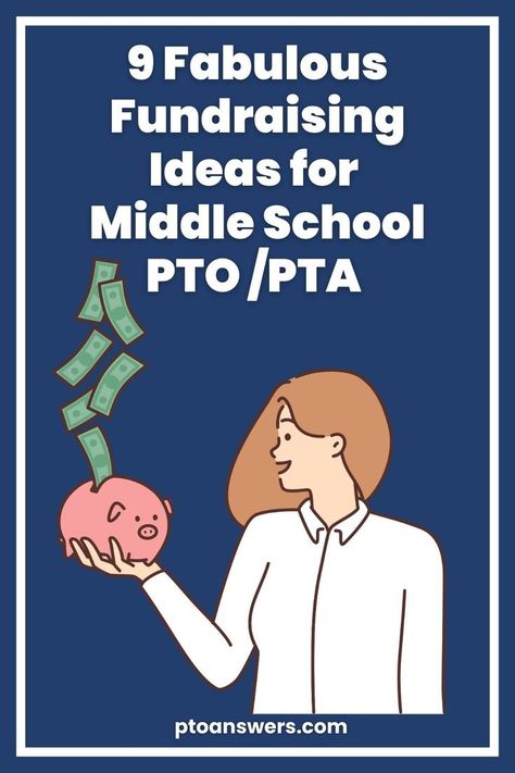 Fundraising for Middle School PTO and PTA groups doesn't have to be an impossible mission! This article has 9 fabulous fundraiser ideas that offers tons of fun and have the opportunity to raise lots of money at the same time. Middle School Fundraisers, School Fundraising Events, Pta Events, Pta Fundraising, Fun Fundraisers, School Pto, Pta School, Parent Night, Fundraiser Ideas