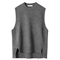 Check this out! Young Professional Outfits, Sleeveless Sweaters, Knitted Sweater Vest, Autumn Winter 2023, Sleeveless Jumper, Solid Sweaters, Sweater Vest Women, Vest Women, Young Professional