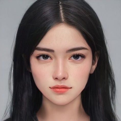 An image generated by ArtbreederA collaborative tool for discovering images. Girl Face Drawing, Korean Face, Female Character Inspiration, Keto Lifestyle, Digital Portrait Art, Face Characters, Model Face, Realistic Art, Vintage Portraits