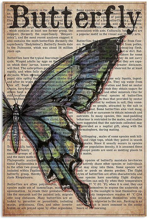 Harsh Core, Wall Art Butterfly, Printable Wall Collage, Grunge Posters, Pictures For Home, Desain Quilling, Book Page Art, Thick Base, Butterfly Poster