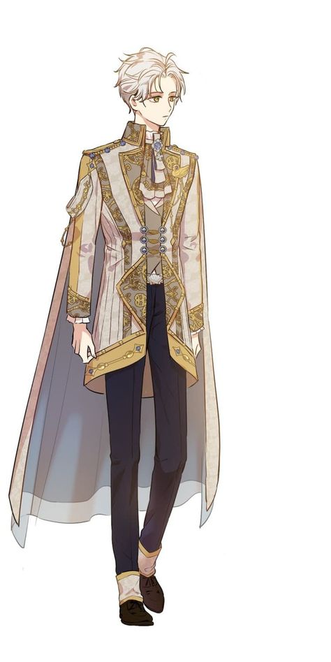 Historical Clothing Men, Fantasy Prince Outfit, Prince Clothes, Who Made Me A Princess, Man Sketch, Art Outfit, Royal Clothing, Love And Care, Royal Outfits