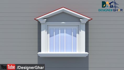 Top5 modern window design | Box window design || DesignerGhar | Aman | Designer Ghar Aman Box Window Design, New Window Design, Home Design 3d, Modern Window Design, Door Frame Molding, 2bhk House Plan, Box Window, Best Home Design, Classic House Exterior