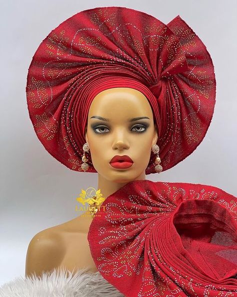 Auto Gele Styles, Autogele Styles, A Shape Gown, A Shape Gown Ankara, Turban Headband Tutorial, Gown Ankara, African Head Dress, Gele Styles, Headwrap Hairstyles