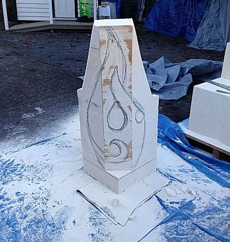 The making of Paroa Bay Winery Fish Hook | Brett Keno Sculpture Sculpting Tutorials, Art Pierre, Cement Art, Plaster Sculpture, Concrete Sculpture, Dremel Wood Carving, Crystal Garden, Vase Crafts, Diy Crystals