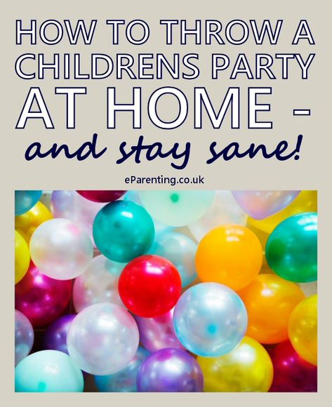 Quick tips for holding a kids birthday party at home and still staying sane! Ideas for how to organise a cheap childrens birthday party at your house. Kids Party At Home Ideas, 7th Birthday Party For Boys, Kids Birthday Party Activities, Cheap Birthday Party, Indoor Birthday Parties, Party Activities Kids, Indoor Birthday, Class Birthdays, Simple Birthday Party