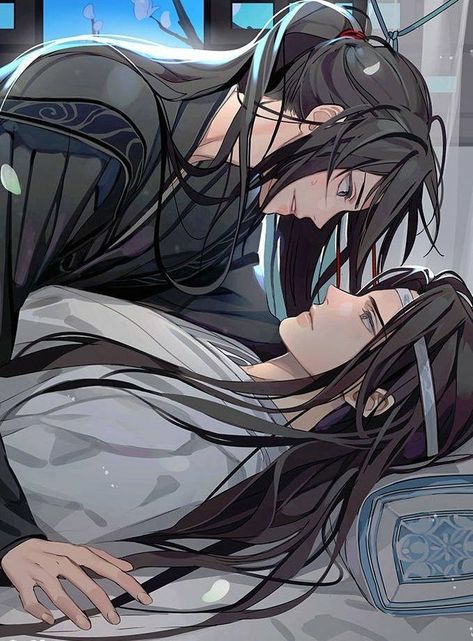 Mo Dao Zu Shi Fanart, Lan Zhan X Wei Ying, Dibujos Anime Chibi, Mo Dao Zu Shi, Wallpaper Animes, Heaven's Official Blessing, Anime Drawings Boy, Beautiful Fantasy Art, Handsome Anime Guys