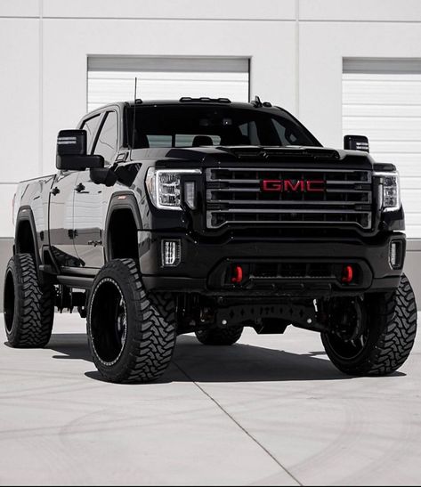 2020 Gmc Sierra Denali 2500hd Duramax Lifted, Gmc Denali 2500 Hd Lifted, L5p Duramax Trucks, Old Gmc Trucks, Black Gmc Truck, Gmc Denali 2500 Hd, Gmc Lifted Trucks, Gmc Sierra 2500 Hd Denali, Black Trucks