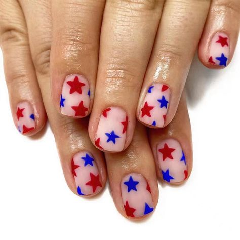 PRICES MAY VARY. Precision Design: Each 4th of July press on nail features a glamorous red blue star design, meticulously crafted for a flawless look every time. Elevate your style effortlessly with these extra short square false nails High-Quality Material: Made from durable acrylic,these pink glossy press on nails boast a superior finish that adds a touch of sophistication to your outfit.Stand out from the crowd with these Sparkly Reusable Nails Easy Application: Say goodbye to salon appointme Fourth Of July Nails Short, Olympic Nails, Holiday Nails Diy, America Nails, Fourth Of July Nails, Short Fake Nails, 4th Of July Nails, Color Nails, American Independence