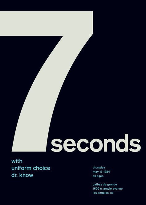 mike joyce Mike Joyce, International Typographic Style, Best Posters, Graphic Design Images, 7 Seconds, Swiss Design, Typographic Poster, Rock Posters, Indie Rock