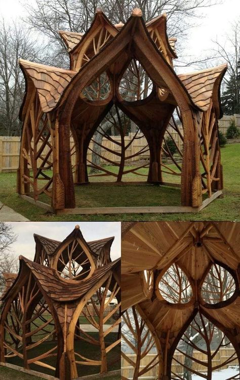 Gazebo Wedding, Dream Garden, Dream Home Design, Backyard Wedding, My Dream Home, Decor Project, Project Ideas, Tree House, Backyard Landscaping