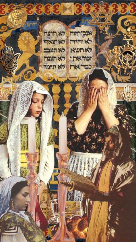 #jewish #judaism #moodboard #august Jewish Core, Judaism Aesthetic, Jewish Illustration, Jewish Aesthetic, Judaism Art, Jewish Crafts, Matisse Paintings, Cultural Artifact, Jewish Girl