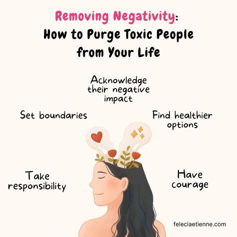 Ready to remove all the ‘toxic people’ from your life? It’s time to identify their negative impact, set boundaries, and make healthier choices. 🛑 Many believe that keeping the peace means tolerating negativity. But true peace comes from surrounding yourself with positive influences and taking control of your environment. The misconception that you must endure toxic relationships for the sake of harmony can cost you your mental and emotional health. It's time to take responsibility, have co... How To Remove Toxic People, Remove Negative People, Remove Toxic People, Spiritual Cleanse, Toxic Positivity, Chandler Friends, Peace Meaning, Toxic Friends, Positive Influence