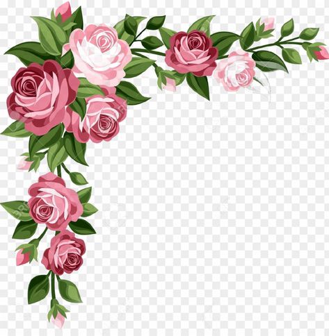 Png Images For Editing, Psd Free Photoshop, Flower Png Images, Flower Frame Png, Flower Background Design, Paper Flower Arrangements, Photo Frame Wallpaper, Paper Wall Hanging, Transparent Flowers