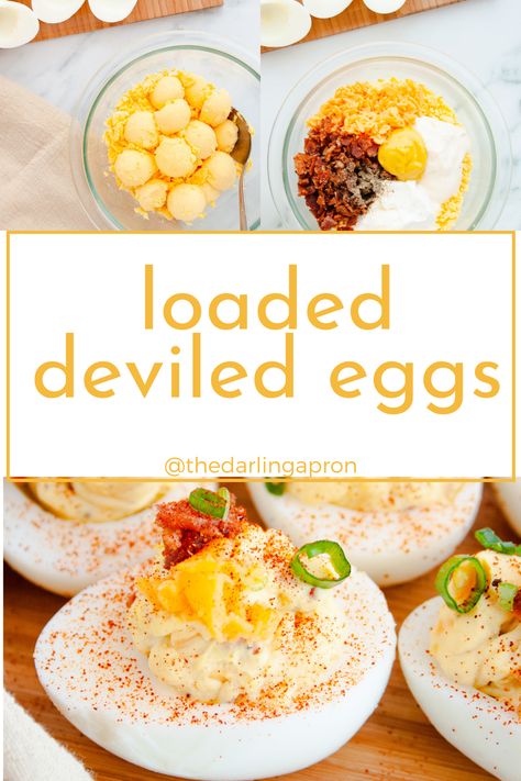 How To Serve Deviled Eggs, Bbq Deviled Eggs, Deviled Egg Variations, Loaded Deviled Eggs Recipe Best, Party Trays Ideas Food Platters, Loaded Deviled Eggs, Stuffed Eggs, Biscuit Casserole, Classic Deviled Eggs