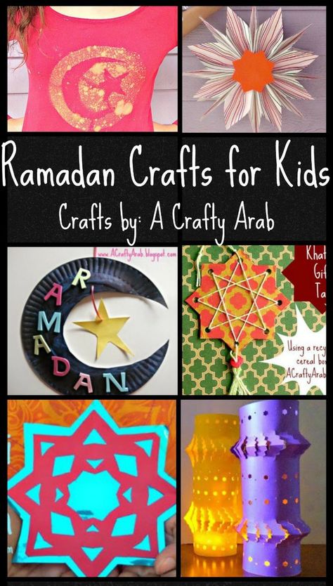 Ramadan Crafts for Kids Series: fantastic ideas for multicultural art projects. Great for World Religions units, learning about Islam, and making creative and colorful crafts. Ramadan Crafts For Kids, Ramadan Craft, Diy Study Table, Craft Activities For Toddlers, Ramadan Kids, Arts And Crafts For Teens, Eid Crafts, Ramadan Activities, Ramadan Decoration