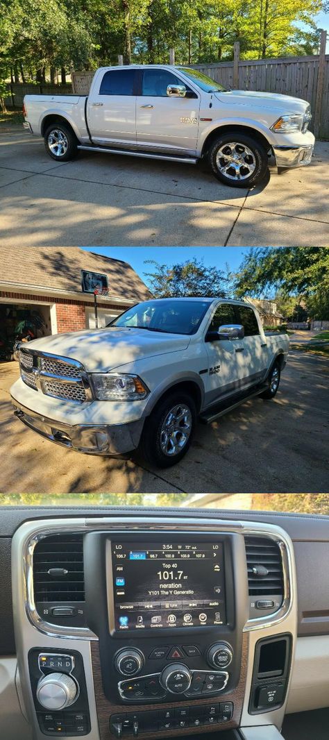 2016 Dodge Ram 1500 Laramie crew cab [all the bells & whistles] Ram 1500 Laramie, Dodge Trucks Ram, Ram Trucks, Tonneau Cover, Dodge Ram 1500, Car Manufacturers, Cruise Control, Crew Cab, Custom Trucks