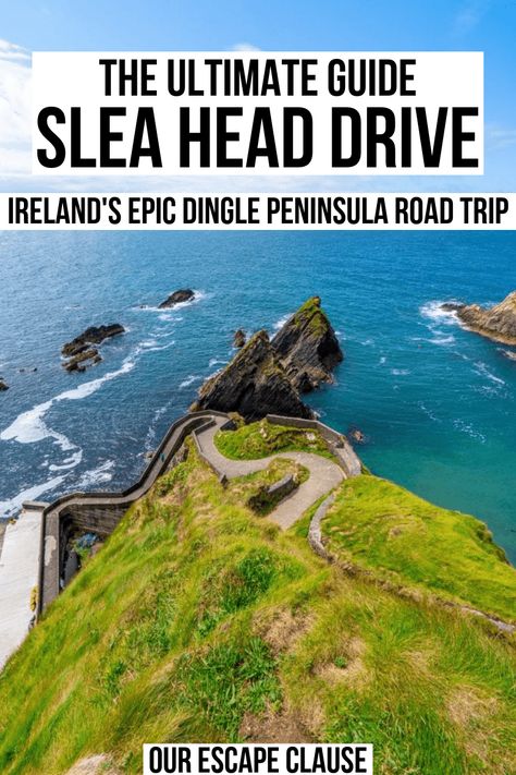 Driving In Ireland, Dingle Peninsula, Ireland Road Trip, Ireland Itinerary, Road Trip Routes, Trip To Ireland, Travel Ireland, Ireland Vacation, Ireland Trip